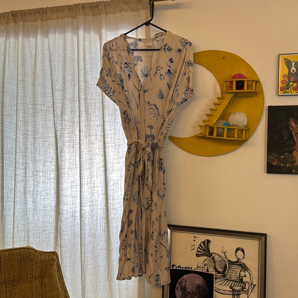 Floral Print Midi Dress